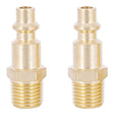 Acomple Rapido 1/4 Pulg Macho 2 Piezas