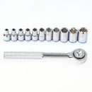 Set Dados Y Chicarra 1/4 Pulgadas 12 Piezas