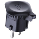Enchufe Macho Volante Schuko 16A 2P+T Negro Halux