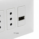 Enchufe 10 A Blanco
