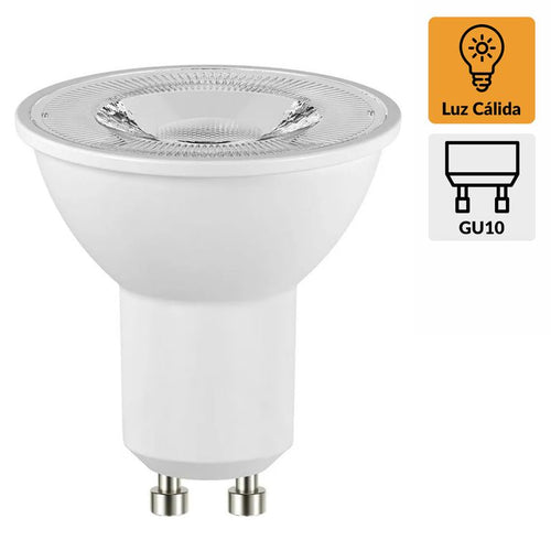 Led 3 Tonos 4 W Gu10 350 Lm Luz Calida