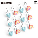 Set de 12 Ganchos Rainbow