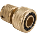 Conector Para Manguera 3/4 Pulg De Bronce Sin Stop