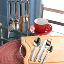 Set 24 Cubiertos Acero Inoxidable Con Soporte 6 Personas