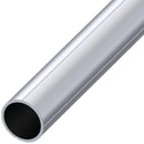 Tubo Redondo 23. 5 Mm Largo 100 Cm Decorativo Plateado