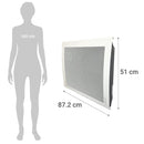 Estufa Electrica Con Wifi 1500 W Radiacion New Solius Blanco