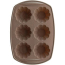 Molde 6 Cavidades Queques Taupe