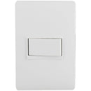 Interruptor simple 9/12 10 A Luzica Blanco