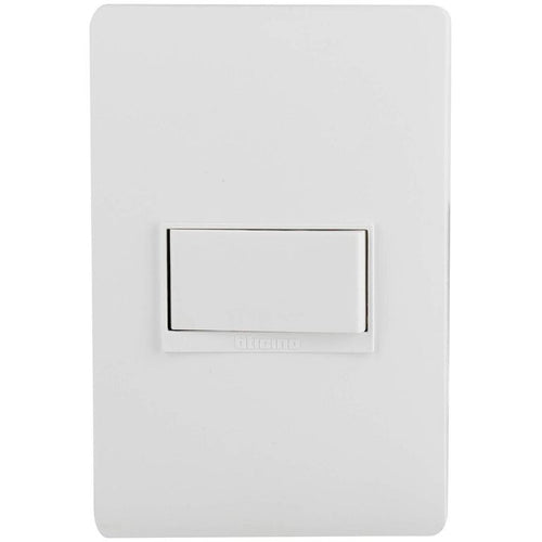 Interruptor simple 9/12 10 A Luzica Blanco