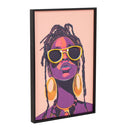 Cuadro Decorativo Neon Lady 40X55 Cm