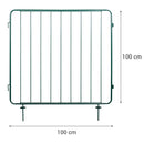 Reja Modular Multiuso Metal 1X1 Metros Verde