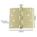Bisagra 4x4 bronce