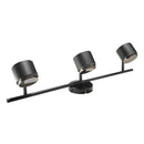 Barra Led Kivu 3 Luces Metal Negro