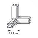 Conector Esquina Tipo C 23. 5 Mm angulo Para Muebles