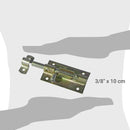 Picaporte para puertas 3/8 x 100 dorado