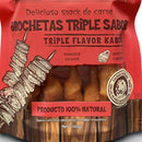 Snack perro brochetas triple sabor 100 gr