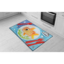 Limpiapies Pescadito 50x80 cm Multicolor
