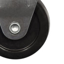 Rueda negra fija 1-1/2 pulgada