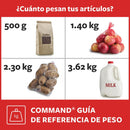 Ganchos Uso General Mediano Blanco 2 Unidades