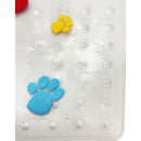 Piso De Ducha Antideslizante Pies 78X36 Cm Pvc Multicolor