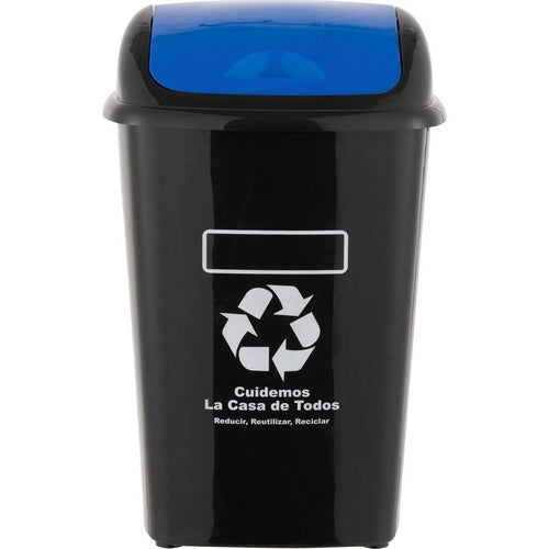 Basurero 30 Litros Plastico Negro