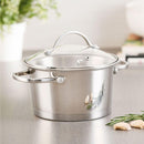 Olla De Acero Inoxidable 16 Cm 1.6 L Plateado Olla