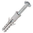 Tarugo con tornillo 6 mm 12 unidades