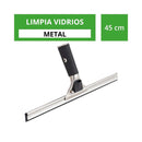Limpiavidrios Manual Metalico 25 cm para Ventanas