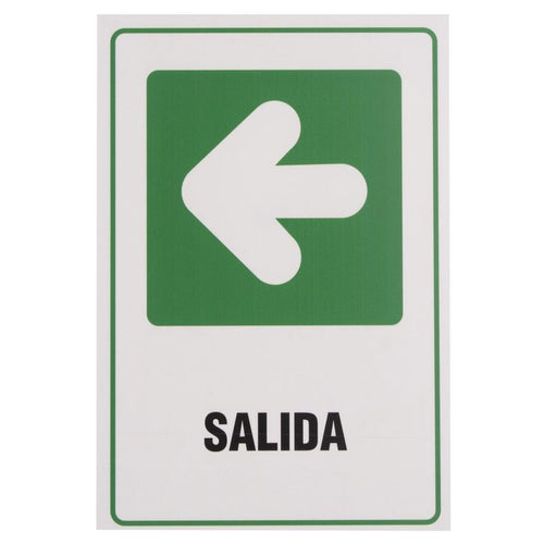Señaletica Salida Izquierda