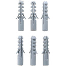 Tarugo De Nylon Con Tornillo Y Broca 5 Mm 6 Unidades