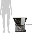Mulch Rustico Decorativo 15 Litros Cafe