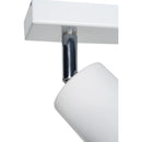 Barra Led Silo 2 Luces Acero Blanco