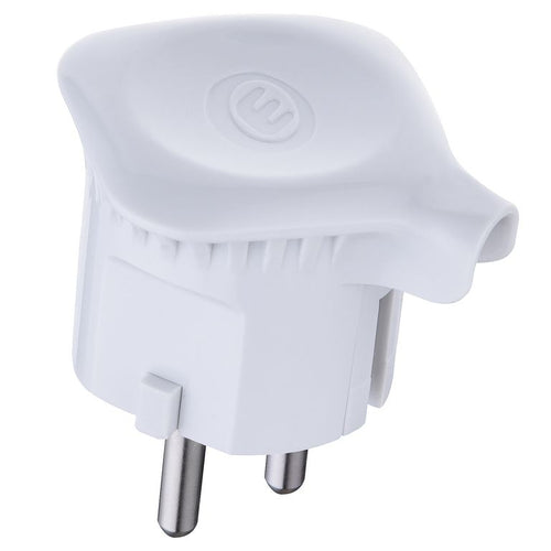 Enchufe Macho Volante Schuko 16A 2P+T Blanco Halux