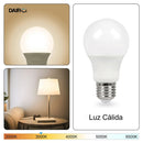 Pack 2 Ampolletas Led 60 W E27 806 lm Luz Calida