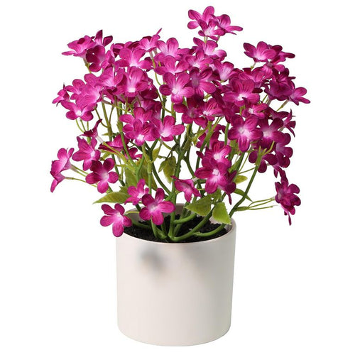 Planta Artificial Flores 27 cm Morado