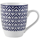 Juego de Loza 24 Piezas Porcelana Azul