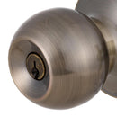 Cerradura dormitorio bola bronce envejecido fx