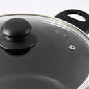 Olla de Aluminio 24 cm 6,3 Lts Negro