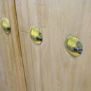 Perno coche con tuerca 1/4 x 2 zincado amarillo 4unid