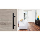 Manillon H acero inoxidable 65 cm negro