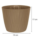Macetero Autorregante Reciclado Polipropileno 19X17 Cm Otro