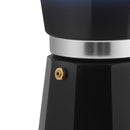 Cafetera Moka 6 Tazas 300 ml Aluminio Azul/negro