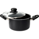 Olla de Aluminio 16 cm 1,7 Lts Negro