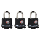 Set 3 x 2 candados para intemperie 40mm