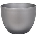 Macetero Siena de Plastico 40x40 cm Plata