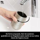 Vaso Striation Plata