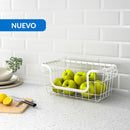 Canasto 30x14.5x16 cm 7 l Blanco