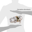 Cerradura dormitorio bola inox fx