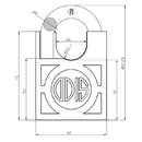 Candado Odis 360S 60Mm Bt
