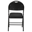 Silla Plegable con Asa Cadiz Negro 89x46x49 cm